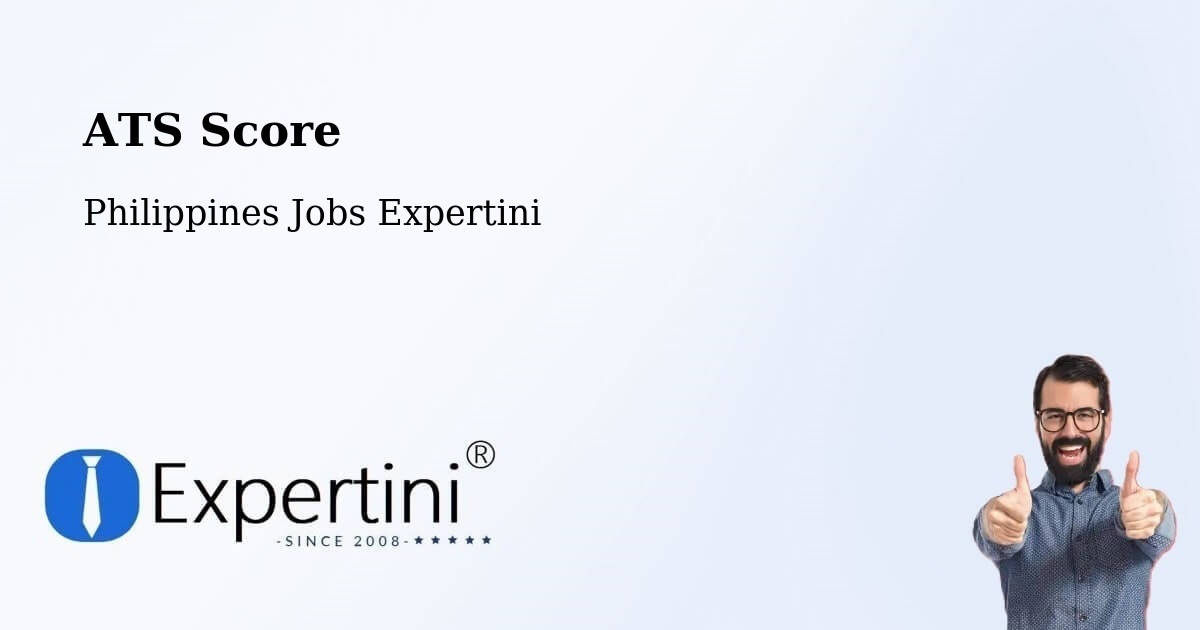 Resume ATS Score & Job Description Match Tool – Bularit - Philippines Jobs Expertini