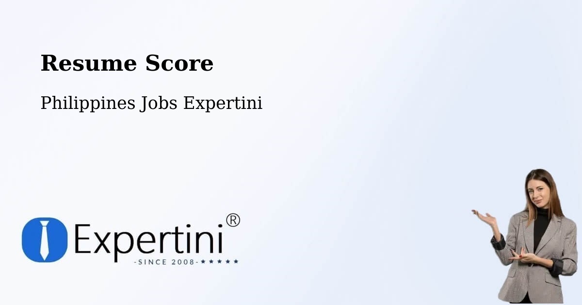 Resume Score & Job Description Match Tool – Bularit - Philippines Jobs Expertini